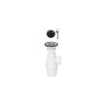 Siphon réglable blanc 32mm et bonde à bouchon wirquin Siphon réglable blanc 32mm et bonde à bouchon wirquin