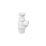 Siphon rglable vier 1 bac blanc 40mm wirquin