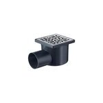 Siphon de sol à maçonner pour douche à l'italienne 10x10cm Siphon de sol à maçonner pour douche à l'italienne 10x10cm