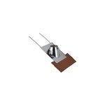 Solin inox 150 mm, 30  45 poujoulat