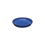 Soucoupe bleu terre cuite 22 cm traditionnelle