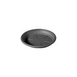 Soucoupe day r pour pot de fleurs plastique gris anthracite 26 cm deroma