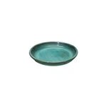 Soucoupe terre cuite vert d'eau 22 cm
