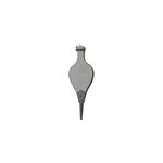 Soufflet de cheminée natura gris foncé Soufflet de cheminée natura gris foncé