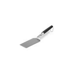 Spatule en inox avec manche en silicone pour plancha weber