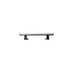 Spot applique de salle de bains led ip44 noir en plastique l. 60 cm, pamili
