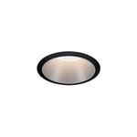 Spot encastrable cole led intgre blanc chaud ip44 470lm 8cm argent finition noire paulmann