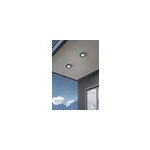 Spot encastrable led ip65 gu10 5w gris 345lm 8, 5cm eglo, margo