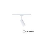 Spot led sur rail tubo blanc urail . 4, 3 x h. 9cm ip20 4w dimmable paulmann