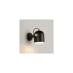 Spot pat�re e27 40w corep yvla noir mat l. 17 x h. 17. 5 x p. 22 cm