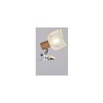 Spot pince e14 25w corep ottawa blanc l. 15 x h. 19 x p. 15 cm