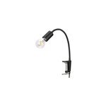 Spot pince e27 5w goodhome ghlin noir l. 21 x h. 32. 5 x Ø 4, 3cm Spot pince e27 5w goodhome ghlin noir l. 21 x h. 32. 5 x Ø 4, 3cm