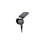 Spot à piquer solaire bridger led intégrée 40lm 0. 5w ip44 goodhome noir Spot à piquer solaire bridger led intégrée 40lm 0. 5w ip44 goodhome noir