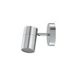 Spot de salle de bain tellot g10 5w ip44 goodhome argent