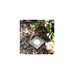 Spot au sol encastrable carr� gris gu10 integr� 230lm ip67 3, 5w paulmann