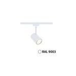 Spot sur rail luxe blanc urail ip20 gu10 10w . 6, 5 x h. 16, 3cm paulmann
