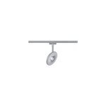 Spot sur rail sphre gris chrom mat urail . 11, 98cm ip20 7, 4w dimmable paulmann
