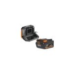 Starter kit batterie 4ah + chargeur aeg setl1840s