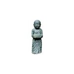 Statue moine debout avec pot h. 60 cm Statue moine debout avec pot h. 60 cm