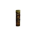 Statue tiki mauri penez herman 46498 sculpt�e � la main en cocotier h. 100 cm