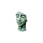 Statue visage femme effet pierre h. 50 cm