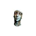 Statue visage femme effet rouille h. 50 cm