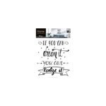 Sticker if you can dream it 49 x 69 cm
