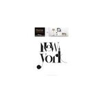 Sticker mural nyc typographie h. 69 x l. 49cm home stickers
