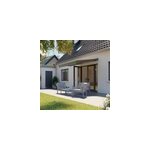 Store banne manuel gris 3x2. 5 m avec semi coffre jagua klikstrom