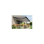 Store banne motoris avec coffre intgral arizona s125 - armature noire - 4 x 3, 5m sunstyl