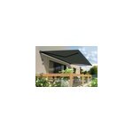 Store banne motoris� avec coffre int�gral arizona t128 - armature grise - 4 x 3, 5m sunstyl