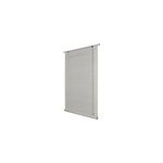 Store enrouleur tamisant bois gris clair h. 200 x 100cm ballauff