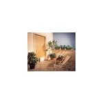 Store enrouleur tamisant bois tiss� coloris chamois h. 180 x 140cm ballauf