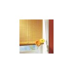 Store enrouleur tamisant bois tiss� coloris chamois h. 180 x l. 80cm ballauf