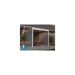 Store latral blanc motoris pour pergola oviedo murale
