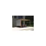 Store latral sans guide pour pergola adosse salto alumin'home blanche