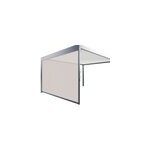Store zipp� lat�ral 3, 5 m pour pergola adoss�e salto alumin'home gris fonc� ral 7016