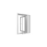 Store moustiquaire enroulable blanc pour fentre 150 x 220 cm