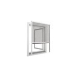 Store moustiquaire enroulable blanc pour fentre 80 x 130 cm