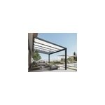 Stores de toit manuel pour pergola stockholm canopia 3. 4 x 7. 4m