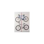 Support pour 2 vlos tlescopique mottez h. 200 cm  275 cm rouge