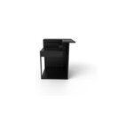 Meuble de cuisine extérieure d'angle en acier noir avec comptoir bar forge adour Meuble de cuisine extérieure d'angle en acier noir avec comptoir bar forge adour