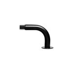 Support d'angle pour tringle en aluminium noir mat araxos l. 15, 3 x l. 4, 6 cm goodhome