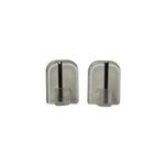 Supports pour barre de vitrage nisis goodhome x2 transparent
