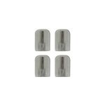 Supports pour barre de vitrage x4 blanc mat