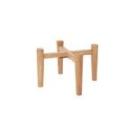 Support en bois naturel pour pot de diam. 19cm goodhome