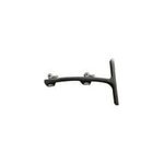 Support double pour rail à rideau goodhome 12 cm athens gris Support double pour rail à rideau goodhome 12 cm athens gris
