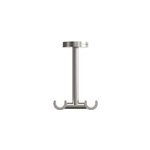 Support double tringle à rideau fixation plafond athens métal gris chromé Ø16mm goodhome Support double tringle à rideau fixation plafond athens métal gris chromé Ø16mm goodhome