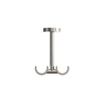 Support double tringle à rideau fixation plafond athens métal gris chromé Ø19mm goodhome Support double tringle à rideau fixation plafond athens métal gris chromé Ø19mm goodhome
