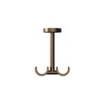 Support double tringle à rideau fixation plafond kozani métal marron Ø19mm goodhome Support double tringle à rideau fixation plafond kozani métal marron Ø19mm goodhome